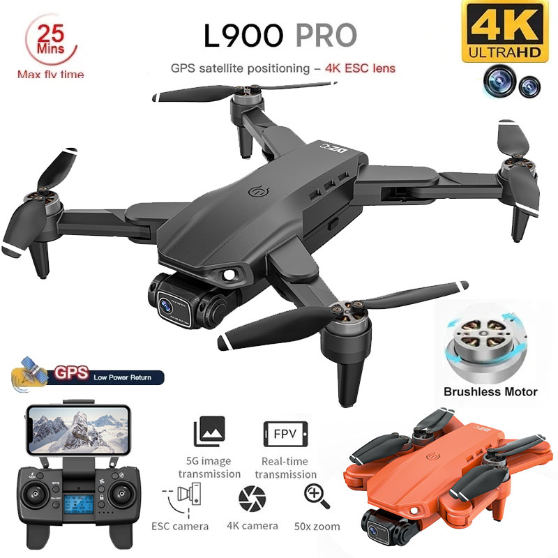 Drone Kit Professional - L900 Pro GPS Drone 4K Profesjonalny