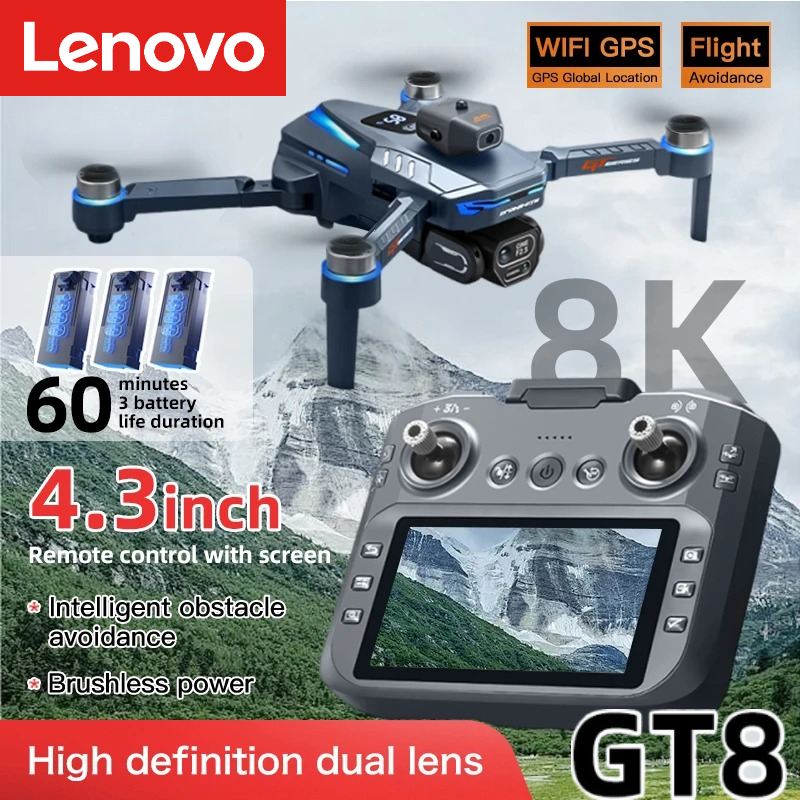 Drone Kit With Camera - Dron Lenovo GT8 8K Profesjonalny z