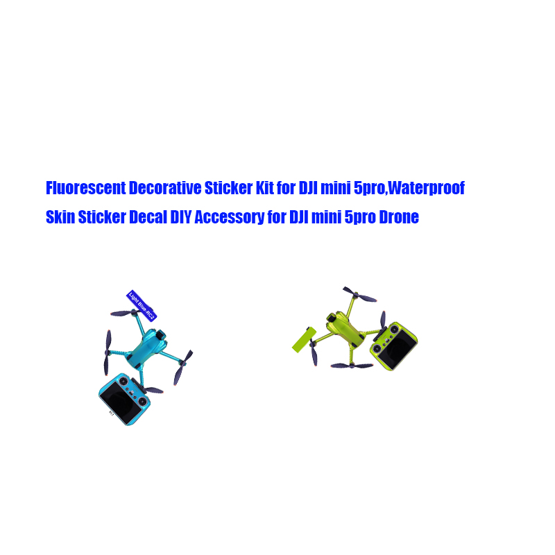 Drone Kit Waterproof - Zestaw fluorescencyjnych naklejek dekoracyjnych do DJI
