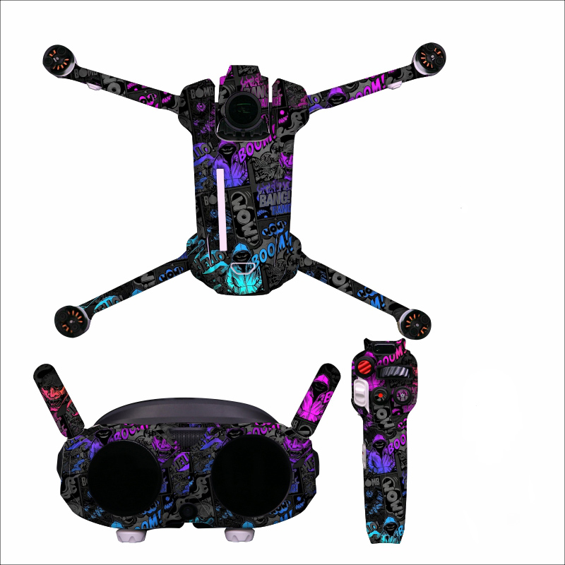 Zestaw naklejek dekoracyjnych  – Drone Kit Waterproof recenzja i cena