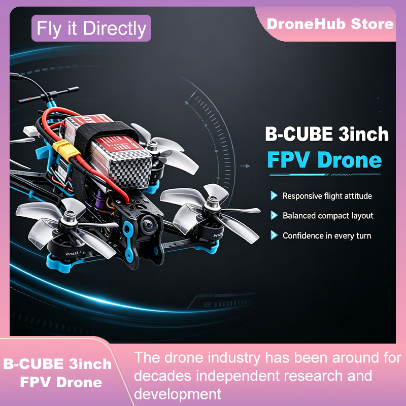 Zestaw ramy drona FPV B-CUBE 3 – Drone Kit Octocopter recenzja i cena