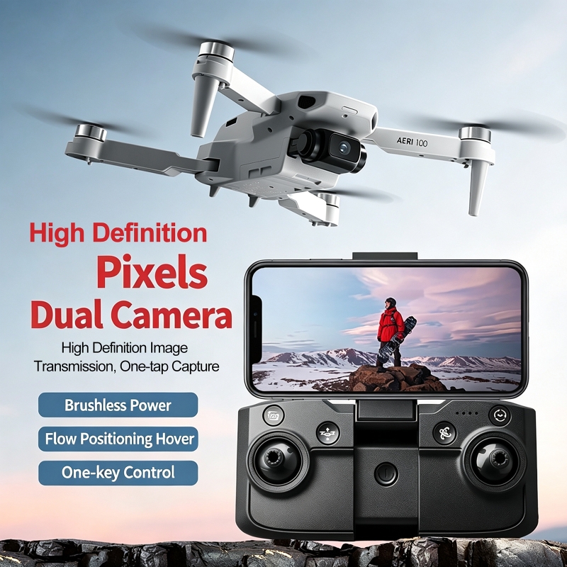 Przenośny zestaw drona z pilot – Drone Kit With Camera recenzja i cena