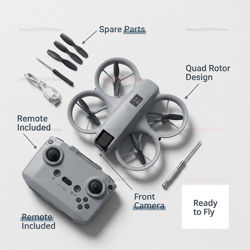 Mini Dron z Kamerą 8K HD FPV S – Drone Kit Tricopter recenzja i cena