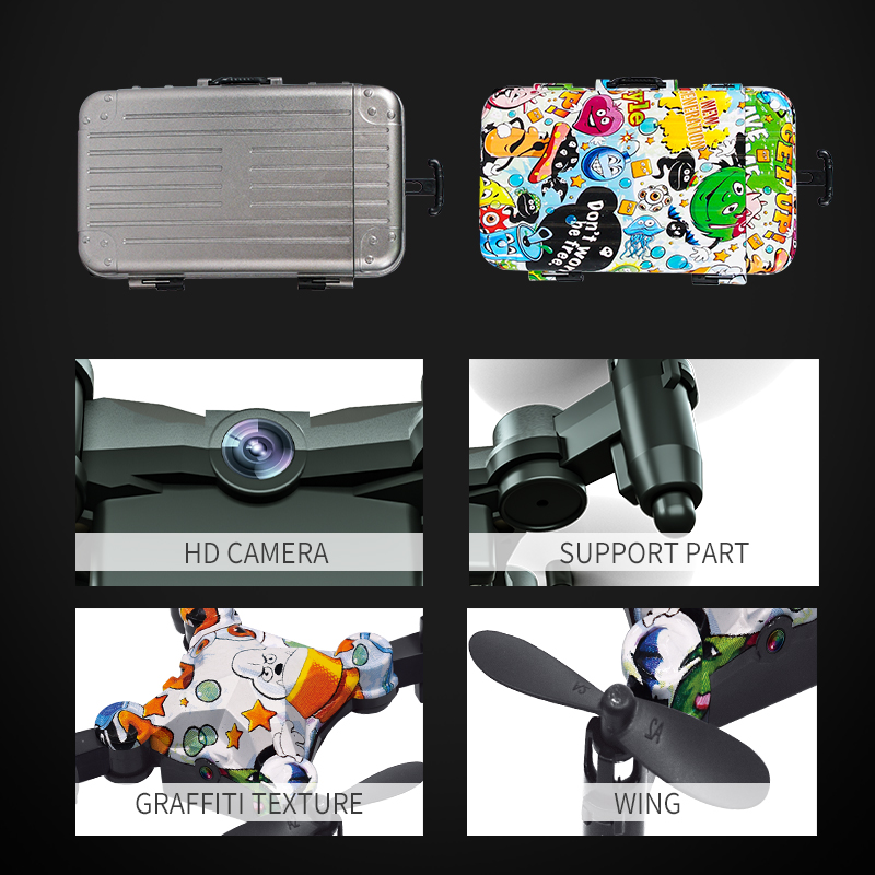 DH120 Mini dron 720P 480P kame – Drone Kit Tricopter recenzja i cena