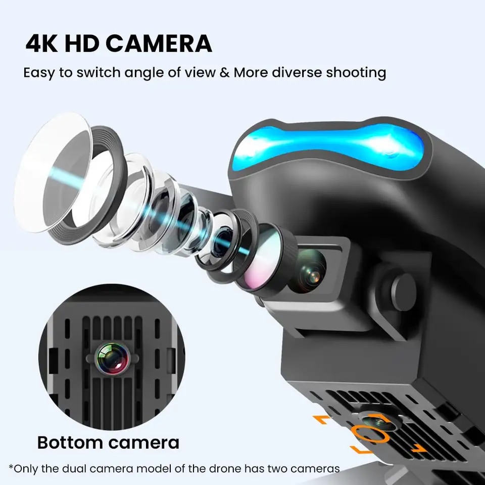Nowy mini dron E99 4K WIFI HD  – Drone Kit Tricopter recenzja i cena