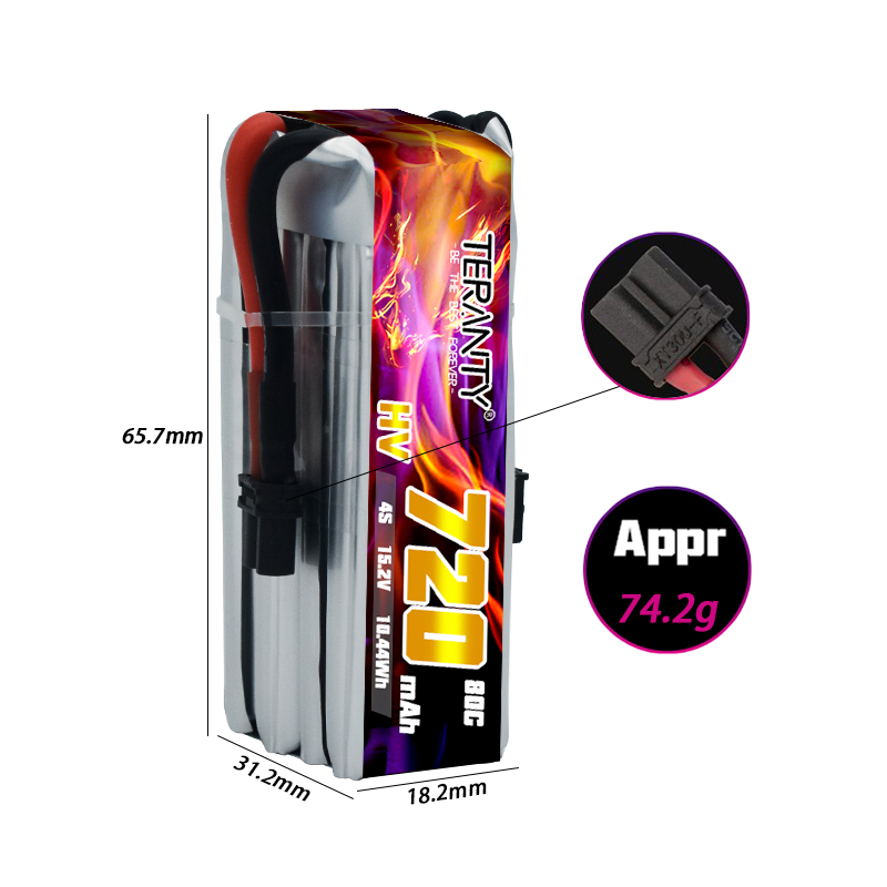 TERANTY 720mAh 4S 15.2V HV Bat – Drone Kit Racing recenzja i cena