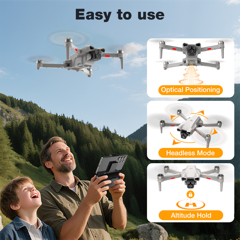 NOWY Gorący Dron L017 Pro Bezs – Drone Kit Professional recenzja i cena