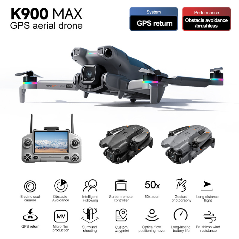 Zestaw drona K900 Max z 4,5-ca – Drone Kit With Camera recenzja i cena